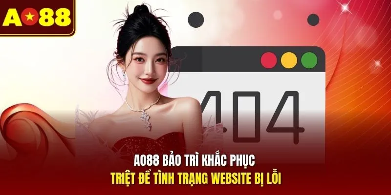 AO88 bảo trì khắc phục triệt để tình trạng website bị lỗi